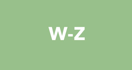 W to Z